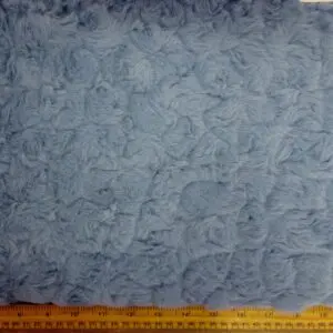 Faux Fur Fabric Koala Whirly Thick And Fluffy Dusty Blue