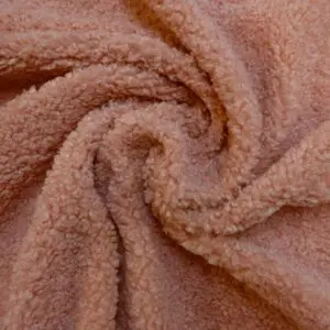 Faux Fur Fabric Gorilla Dusty Pink