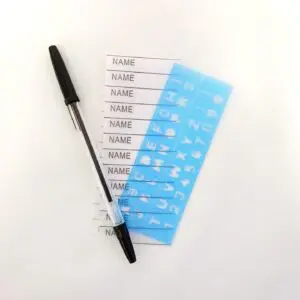 Name Label Set Iron On