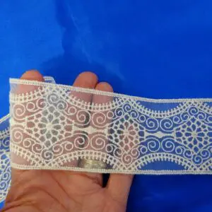Lace Trimming Clara Cream 5.5cm Wide