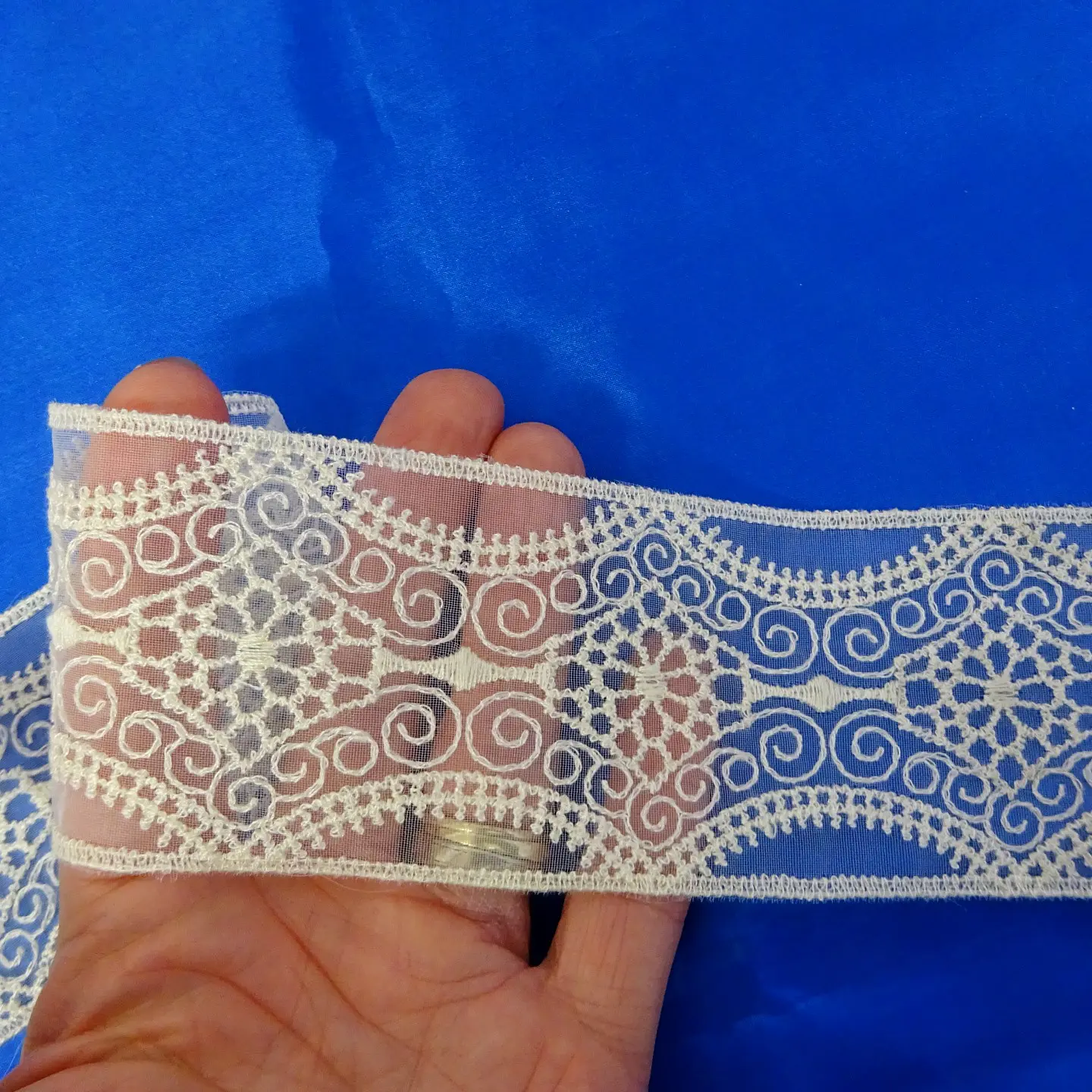 Lace Trimming Clara Cream 5.5cm Wide