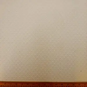 Jersey Fabric 3D Quilted Diamonds Ivory