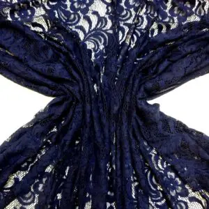 Lace Fabric With Stretch Scorpio Navy
