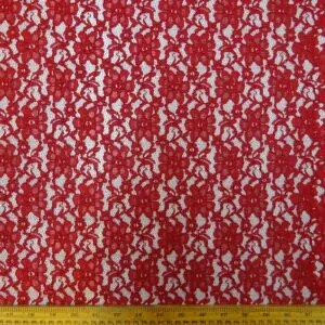 Lace Fabric Corded Divine Wine