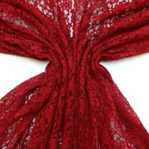 Lace Fabric Corded Divine Wine