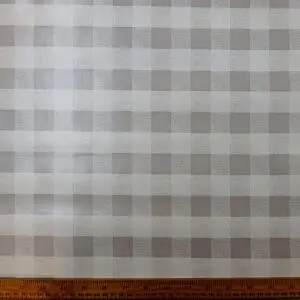 PVC Tabling Fabric Gingham Grey