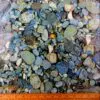 PVC Tabling Fabric Water Pebbles Jade
