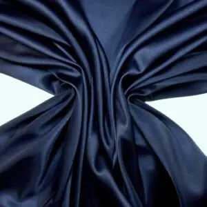 Satin Fabric Duchess Russian Bridal Satin Navy