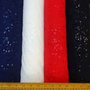 Sequin Fabric Blitz On Stretch Net Seconds Quality