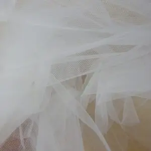 Tulle Soft Net Fabric Bridal Code JB White