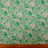 Viscose Fabric Floral Cornflowers Emerald