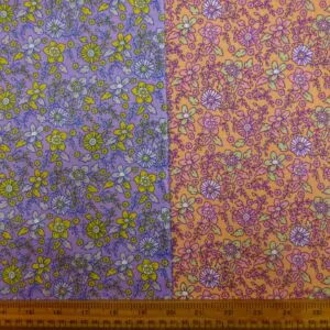 Polyester Cotton Fabric Umbrella Flower