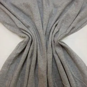 T-shirting Fabric Plain Dude Mid Grey