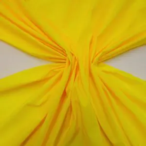 Polyester Cotton Fabric - Plain Hi-Tech Yellow