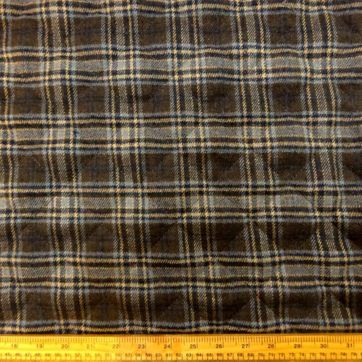Quilting Fabric Single Sided Brushed Cotton Haggis Brown Beige