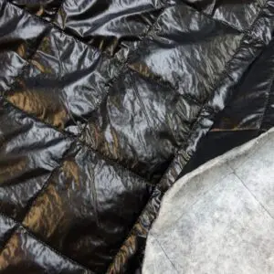 Quilting Fabric Single Sided Jacketing Black