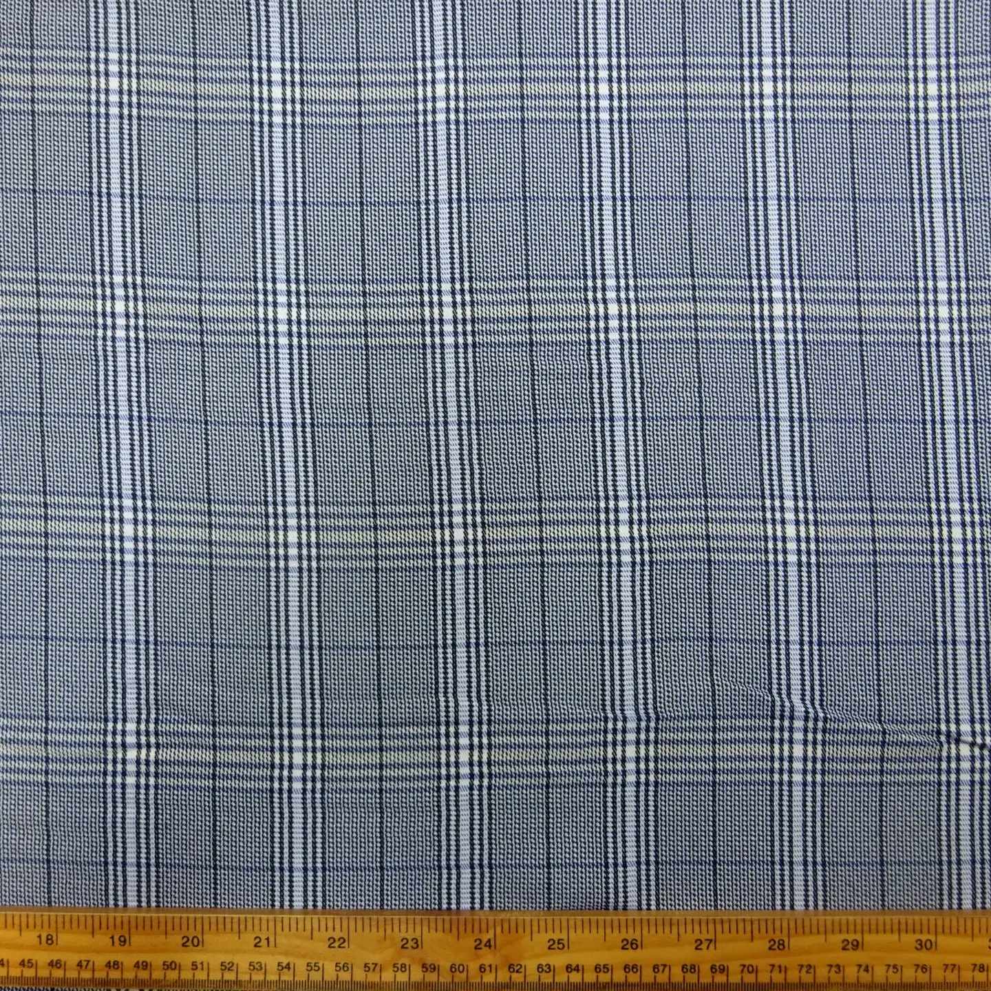 Suiting Fabric Plaid Lord Sigma Blue