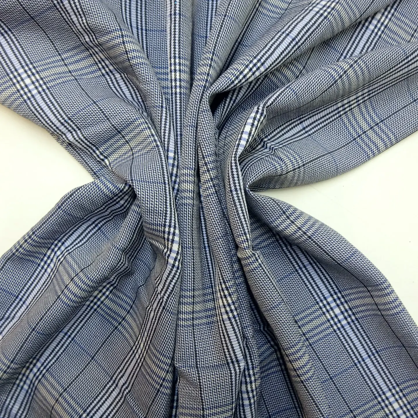 Suiting Fabric Plaid Lord Sigma Blue