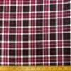 Suiting Fabric Tartan Loch Hock Wine