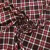 Suiting Fabric Tartan Loch Hock Wine