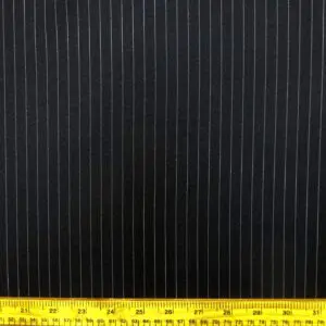 Suiting Fabric 1cm Pin Stripe Corporate Law Dark Navy White