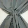 Suiting Fabric Linen Look Grey Mercury