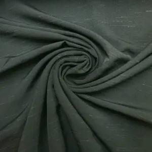 Suiting Fabric Slub Dupion Style Charcoal Grey