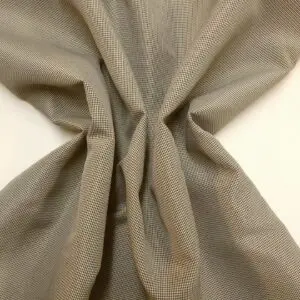 Suiting Fabric Puppy Tooth Check Black