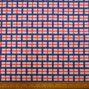 Polyester Cotton Fabric St George's Flag