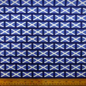 Polyester Cotton Fabric St Andrew's Flags
