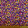 Cotton Fabric Floral Dirty Sweet Garden Purple