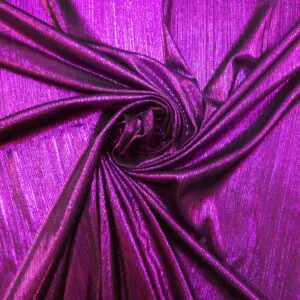 Foil Jersey Fabric People Eater Purple