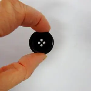 Buttons 4 Hole Black G2646 Size 45 28mm