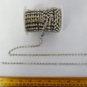 Diamante Trimming Code B2201 Silver