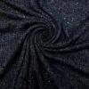 Jersey Fabric Knitted In Sequin Shine Navy