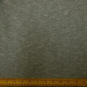 Tracksuiting Fabric Designer Studio Light Weight Ribbed Dark Grey