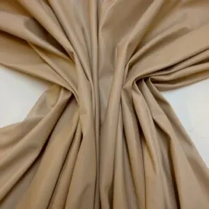 Faux Leather Fabric With Spandex Soft Shammy Beige