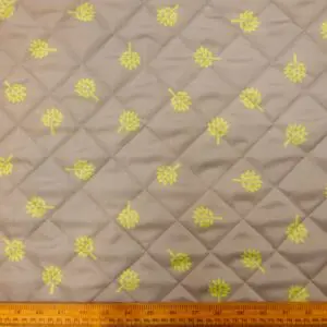 Quilting Fabric Box Quilt Pear Tree Grey Lime