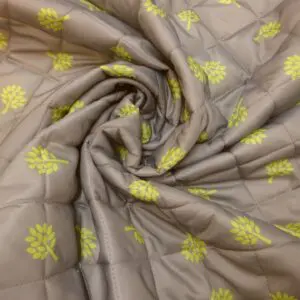 Quilting Fabric Box Quilt Pear Tree Grey Lime
