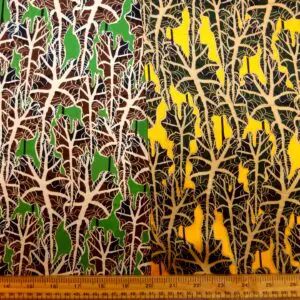 Satin Fabric Soft Polyester Bamboo Twists