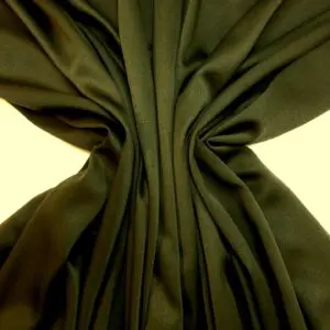 Crepe Backed Satin Fabric Dress Weight Sandringham Khaki