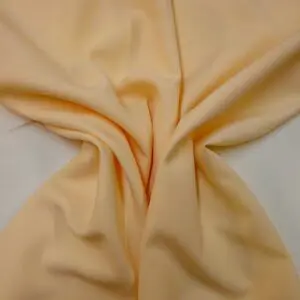 Suiting Fabric Bi Stretch Banqueting Polyester Plain Vanilla