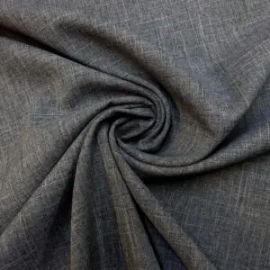 Suiting Fabric Oxford Melange Charcoal Grey
