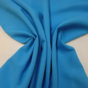 Suiting Fabric Bi Stretch Banqueting Polyester Plain Turquoise