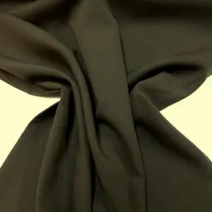 Suiting Fabric Bi Stretch Banqueting Polyester Plain Dark Olive
