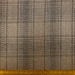 Jacketing Fabric Plaid Pleasure Check Salmon Black