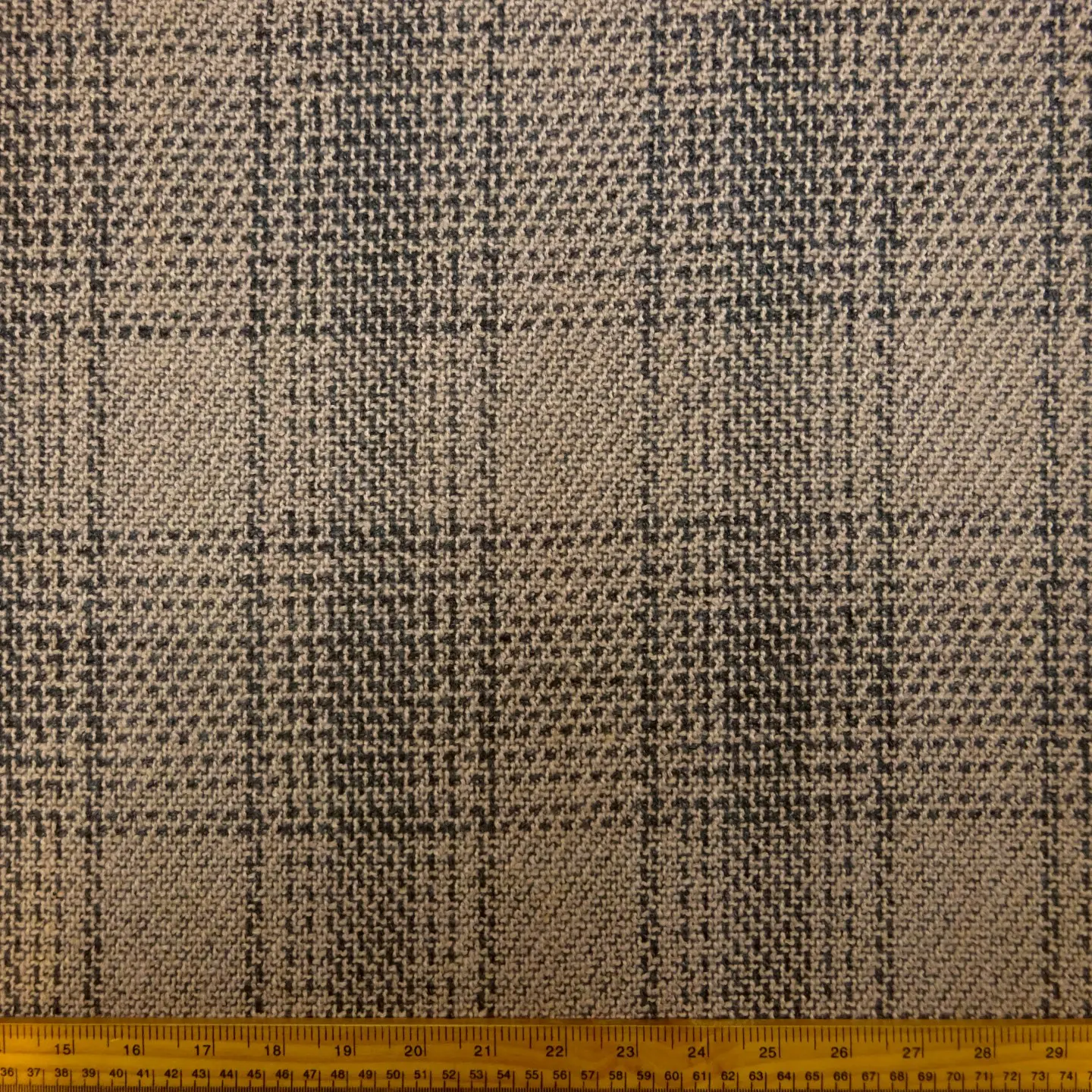 Jacketing Fabric Plaid Pleasure Check Salmon Black