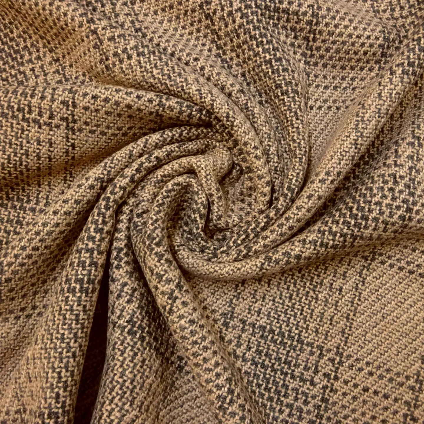 Jacketing Fabric Plaid Pleasure Check Salmon Black