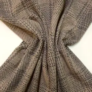 Jacketing Fabric Plaid Pleasure Check Salmon Black