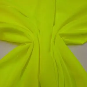Hi Vis Fluorescent Polyester Suiting Flo Yellow